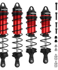 Heavy Duty Adjustable Front 110mm And Rear 130mm RC Shock Absorber Set For 1/8 Scale Buggies And Truggies Built To Handle 6S Power