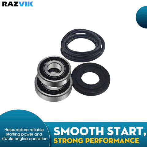 Front Load Washer Dryer Tub Bearings Seal Kit Compatible With Lg Kenmore includes bearings and rubber seals.
