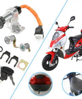 Ignition Switch Key Assembly For GY6 49cc 50cc 125cc 150cc Chinese Scooters And Mopeds Replacement Parts fits Tao Tao VIP