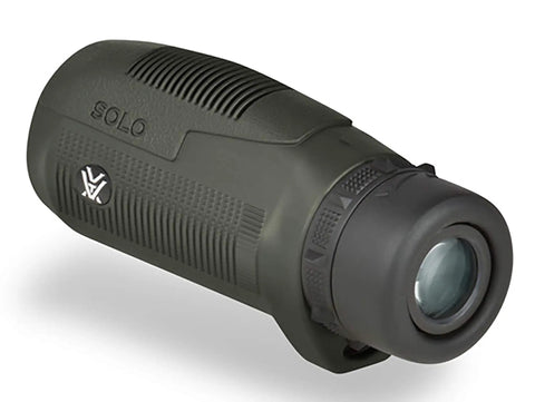 Solo Monocular 10x25 With Lightweight Rubber Armored Body And Fully Multi Coated Lenses For Bright Clear Views Ideal For Hiking Birdwatching Travel And Outdoor Adventures, side view