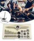 31Pcs HSS Tap And Die Set For Precision Metric Threads M1 To M2.5 Compact Handy Tool Kit For Model Making Watchmaking And Engineering Easy Carry For On The Go Thread Repair, HSS taps and dies in case