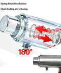 5/8 Inch Spring Loaded Twist Lock Plunger Pin Compatible With Cam Lock Wrecker Tow Truck Farm Equipment Wheel Lift Stabilizer Legs Rock Solid Heavy Duty Metal Fastener 2 Pack mechanism shown with spring engagement and locking detail.