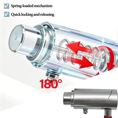 5/8 Inch Spring Loaded Twist Lock Plunger Pin Compatible With Cam Lock Wrecker Tow Truck Farm Equipment Wheel Lift Stabilizer Legs Rock Solid Heavy Duty Metal Fastener 2 Pack mechanism shown with spring engagement and locking detail.