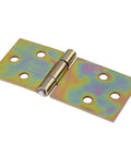 No Sweat Zinc Plated Steel Drop Leaf Hinges For Folding Tables With Solid Hold Mounting Screws For Quick Furniture Overhaul and Smooth Vintage Cart Restoration, 3 1/8 x 1 7/16 inches.