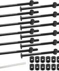 Toughest M6 X 100MM Black Allen Bunk Bed Bolts With Barrel Nuts And Hex Wrench Includes twelve heavy duty fasteners and hex tool.