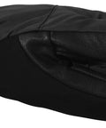 Side view of Unisex ULLR Three Finger Ski Glove For Warmth And Dexterity Waterproof And Breathable With Tech Pro Build 990 Black Medium