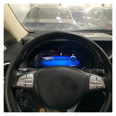 12.3 Inch LCD Dash Instrument Cluster Upgrade For Vito 2024 Style Digital Speedometer Display With Built In Circuitry, Stable Idle Performance, Quick Response Gauges, Clear Readout, And A Slick Modern Dash in Mercedes-style cockpit