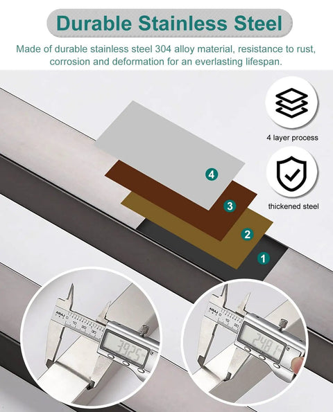 Premium Black Flat Door Push And Pull Handle Built Like A Tank From Solid Stainless Steel Zero Sweat Setup For Wood Or Glass Doors Adds Slick Interior Exterior Home Upgrade Today