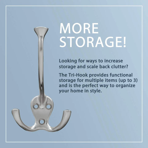 Wall Mounted Coat Rack With Five Decorative Hooks, 27 Inch, Satin Nickel And White, Holds Up To 35 Pounds, focus on single hook