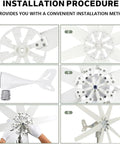 Installation steps for Massive 20000W Wind Turbine Generator Kit With 8 Blades And MPPT Controller for boats and RVs.
