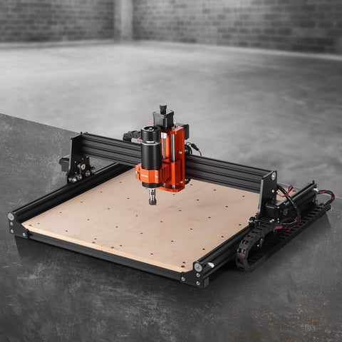 Beefy 300W 3 Axis CNC Router Engraving Machine Kit with GRBL Control, 400 by 400 mm working area, 1200 RPM, for wood and acrylic
