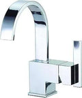 Vessel Filler Faucet In Brushed Nickel, Single Hole Lavatory Vanity With Ceramic Disc Valve, 360 Degree Swivel Spout, Chrome Finish