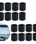 16 Pack 3D Printer Silicone Bed Leveling Mounts, Heat Resistant Bed Spacers, Stable Hot Bed Leveling Columns, Black Replacement Parts