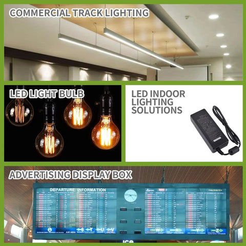 120W 24V Power Supply With Active PFC PF Above 0.93 High Efficiency To 89.5 Percent Energy Saving For Nonstop Round The Clock Use Rock Solid Overload Protection From 105 To 160 Percent Rugged Circuit Safeguards For Demanding Projects. Black LED power supply for indoor lighting and display boxes