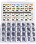 SOT-23 Component Kit With 1400 Pieces, 28 Types Including BJT PNP NPN MOSFET Schottky And Switching Diodes Box Open View