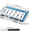 400Pcs Computer Screws Assortment Kit With Screwdriver And Standoffs For Universal Motherboard, HDD, SSD, PC Case