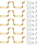 10 Pack RV Cabinet Latch Barrel Catches With Metal Clips And Screws - Double Barrel Friction Catches for RVs and Trailers