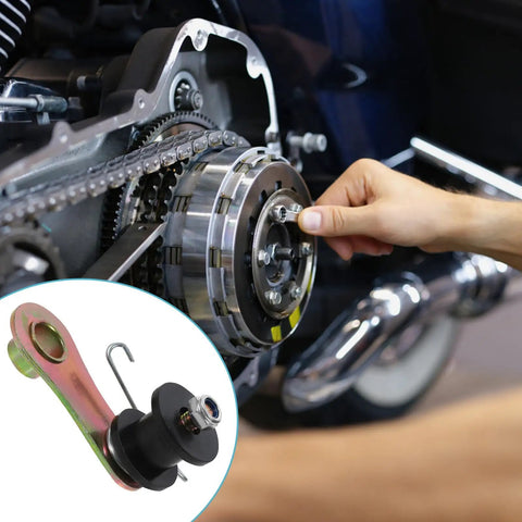 Rock Your Ride With Ounona Motorcycle Chain Tensioner Kit for Off Road Vehicles Featuring Durable Anti Slip Design Sturdy Iron And Plastic Build Easy Install Guide Roller For Better Bike Performance, mounted on bike chain