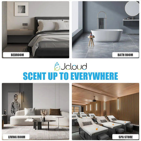 Heavy Duty Floor Standing Scent Diffuser Uses Cold Air Tech To Create Dry Mist Continuously Keeping Hotels And Large Rooms Smelling Crisp All Day Long A Total Game Changer That Truly Hits The Spot in a bedroom, bath room, living room, and spa store.