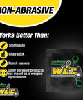 Weapon Light Cleaner Wipes 10 Pack For Tactical Rail Mounted Flashlights And Gun Lights Pro Grade Removes Carbon Buildup And Restores Full Light Output Non Abrasive Safe On Lenses And Optics, package front