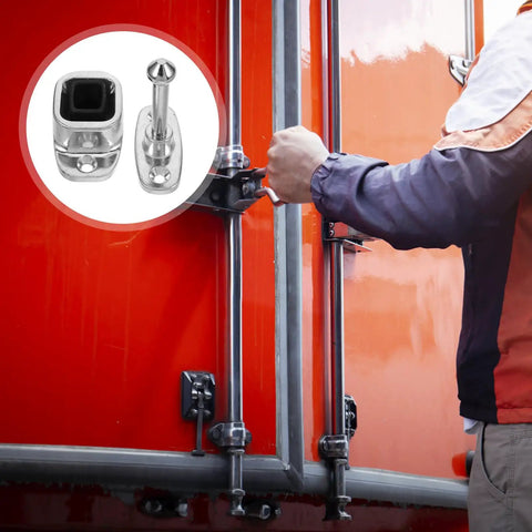 Heavy Duty Van Door Holder And Trailer Door Retainer Catch For Commercial Trucks Rust Resistant Exterior Noise Reducing