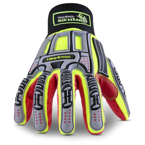 Cut And Heat Resistant Impact Protection Work Gloves Built For Tough Jobs In The Rig Lizard Series 2028X X Large