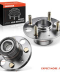 2 X Rear Wheel Bearing And Hub Assembly 4-Lug Kit Fits Honda Civic Del Sol And Acura Integra With Rear Disc Brakes 1992-2000
