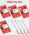 4 Pack Dual Mode GPS Module With GLONASS NEO-6M Chip, High Sensitivity -161dBm, Ceramic Antenna, Red, for Arduino, Raspberry Pi