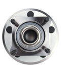 Top view of 512302 Rear Wheel Hub Bearing Assembly For Jeep Commander 2006-2010 And Grand Cherokee 2005-2010, steel construction.