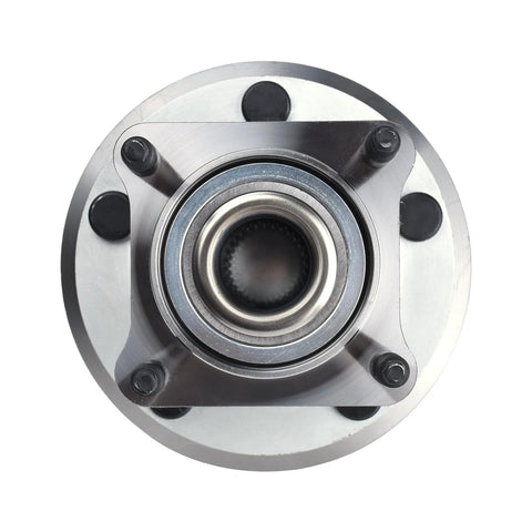 Top view of 512302 Rear Wheel Hub Bearing Assembly For Jeep Commander 2006-2010 And Grand Cherokee 2005-2010, steel construction.
