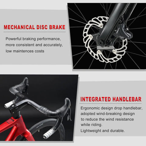 Race Ready Carbon Road Bike With Lightweight 700C Frame Disc Brakes 22 Speed R8000 Groupset 28C Tires And Full Carbon Wheelset