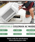Installation of RV Air Conditioner Run Capacitor 45 MFD 370V AC Replacement For Coleman Mach Fan Motors on rooftop