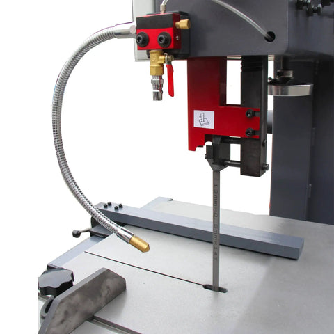 Heavy Duty 16 Inch Vertical Metal Cutting Bandsaw With 220V Single Phase Variable Speed Pro Grade Integrated Blade Welder And Grinder Tilting Cast Iron Table For Steel Aluminum And Plastic VS 1611