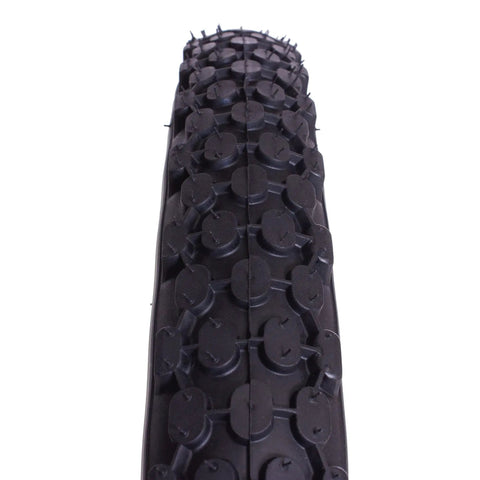 Close-up view of 26 Inch White Wall Bicycle Tires For Beach Cruiser And Cruiser Bikes With Or Without Tubes 2 Pack Includes Tire Levers And Upgraded Replacement Parts For A Killer Ride