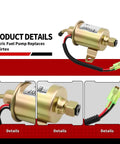 Electric Fuel Pump For Onan Cummins 4000 4KW Microlite MicroQuiet Generator Replacement Replaces A029F889 149-2311 12V