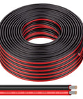 10 Gauge 2 Conductor Parallel Wire 100 Ft Tinned Copper with 0.254mm 105 Strand per Conductor for Solar Panels coiled