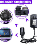 Image showing Ready Rock Solid 12V 2A AC To DC Converter With Cigarette Lighter Socket Adapter for cars and trucks in use.