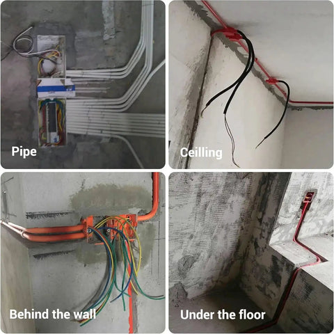 Heavy Duty Automatic Fish Tape Wire Threading Machine For Wall Wiring managing electrical pipes, cables behind wall and ceiling.