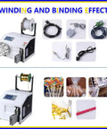 High Speed Gold Wire Sealing Machine With Automatic Cable Tie Bundler For Fast One Second Operation And Rapid Tying At 75 Per Minute