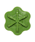 Green plastic showerhead component with multi-stream design for the Heat N Brew 10 Cup Programmable Coffee Maker.