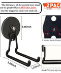 Built Tough Magnetic Hooks 2 Pack Heavy Duty Large Magnetic Hangers For Extension Cords Cables Hoses Power Cords Rope Drills Jig Saws