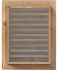 Vertical Gable Vent For Exterior, Western Red Cedar, Unfinished, 12W x 18H Opening And 17W x 23H Frame, Includes Metal Screen