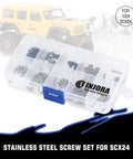 Heavy Duty Stainless Steel Screw Set With Handy Storage Box For 1 24 Axial SCX24 RC Car Upgrades Durable HSS Hardware