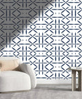 Snag This Top Tier Light Color Wallpaper Roll Boasting Thick Textured Vinyl Peel And Stick Design For Instant Room Glow Up And Chill Vibes Across Every Wall In Your Spot with abstract navy pattern.