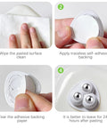 Step-by-step guide to installing 8 Pieces Self Adhesive Caster Wheels For Kitchen Appliances And Small Furniture.