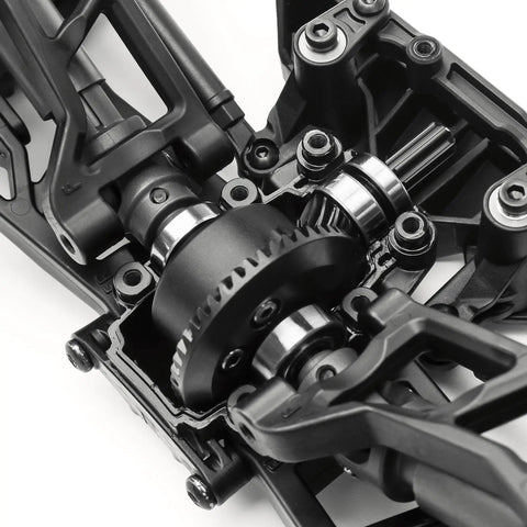 Close-up of Beefy Steel Front And Rear Differential Gear Set For Traxxas One Sixteenth Mini Maxx Mini Slash 4x4 XRT VXL 3S