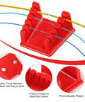 Two Pack Silicone Soldering Stand With Five Slot Magnetic Wire Holder And Soldering Iron Clamp, red ABS build with wires.