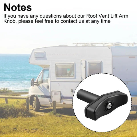 Manual Lift Knob Kit For Roof Vent Lift Arm Compatibility With Fan Tastic 4000R 5000 RBT And 8000 Series next to RV