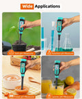 Soil pH Tester With High Accuracy Digital pH Meter for versatile applications including soil, solution, food, and juice measurements.