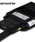 Scanner Holster For Zebra TC75x TC75 TC70x TC70 TC72 TC77 with card slot and detachable Velcro rope, black protective case close-up.
